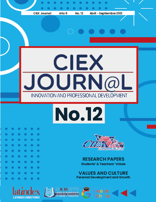 					View No. 12 (2021): CIEX Journ@l
				