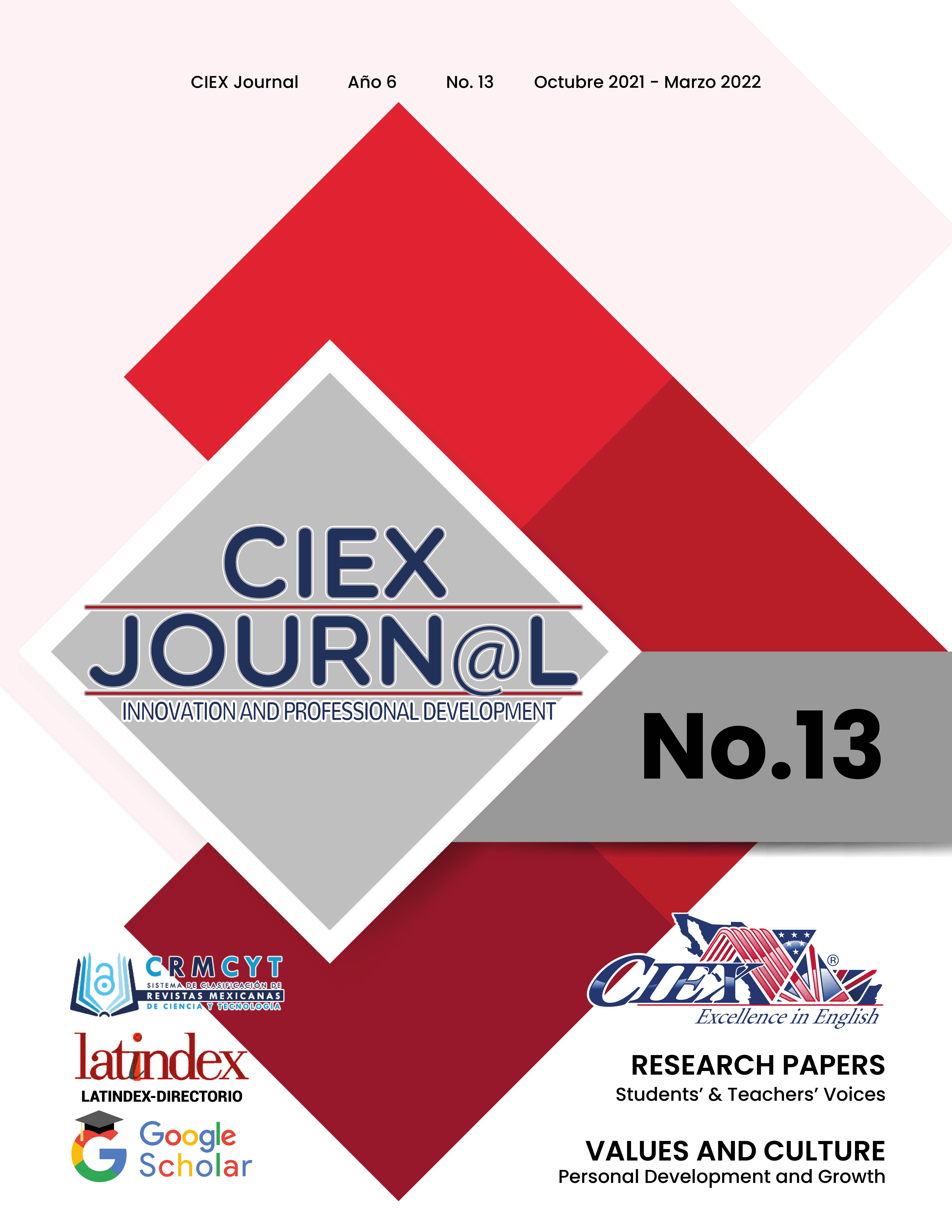 					View No. 13 (2021): CIEX Journ@l
				