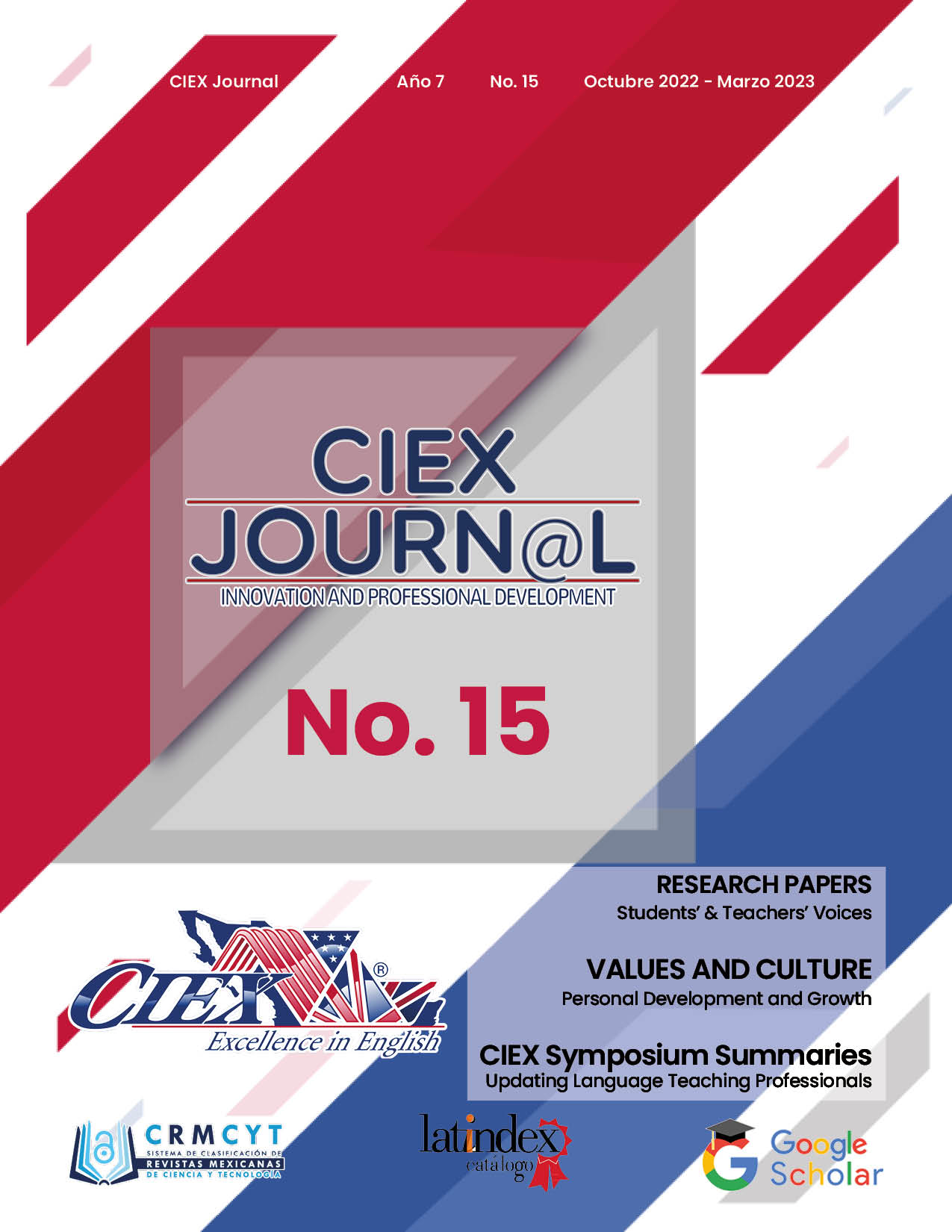 					View No. 15 (2022): CIEX Journ@l
				
