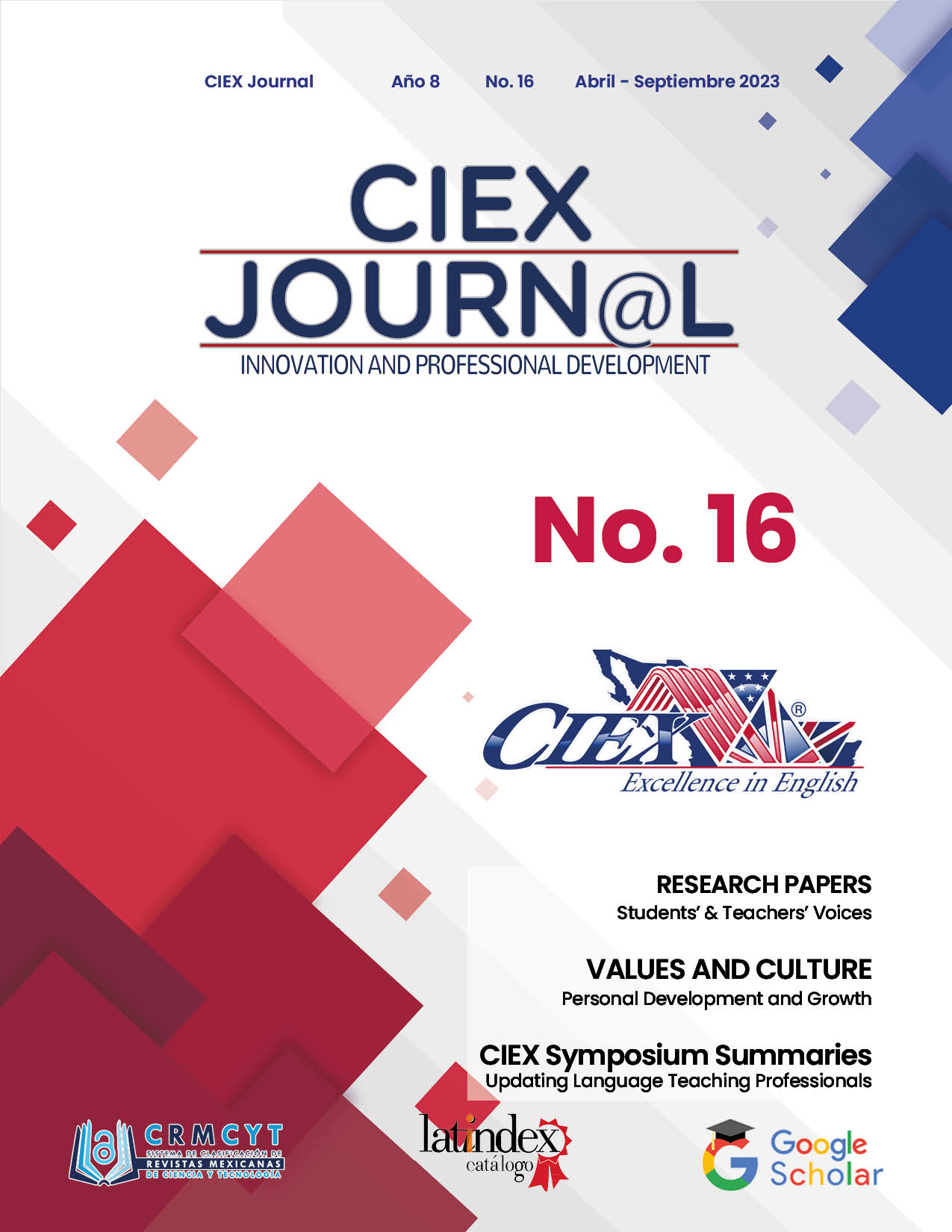 					Ver Núm. 16 (2023): CIEX Journ@l
				