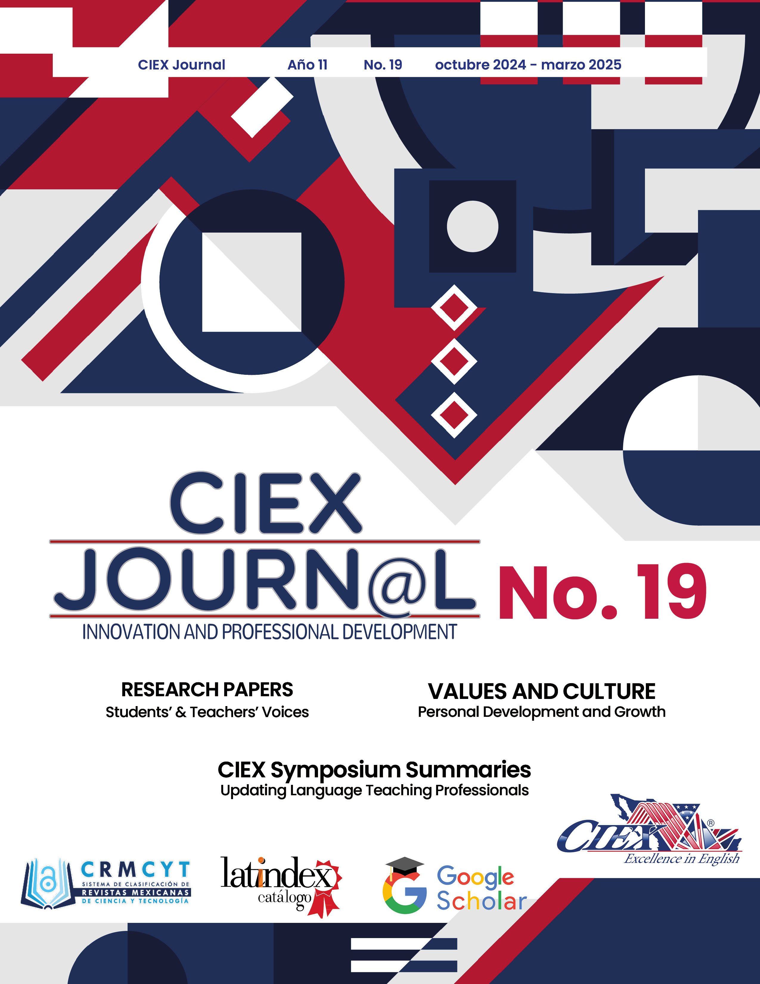 					Ver Núm. 19 (2024): CIEX Journ@l
				