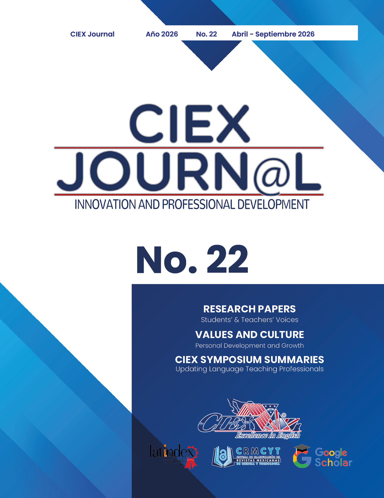					View No. 22 (2026): CIEX Journ@l
				